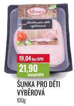 Šunka pro děti výběrová, 100 g