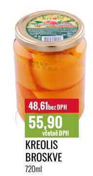 Ratio Kreolis broskve, 720 ml nabídka