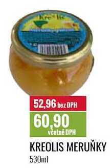 Ratio Kreolis meruňky, 530 ml nabídka