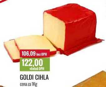 Ratio Goldi cihla, cena za 1 kg nabídka