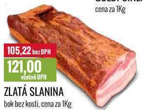 Ratio Zlatá slanina, cena za 1 kg nabídka
