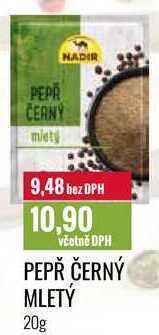 Ratio Pepř černý mletý, 20 g nabídka
