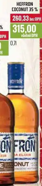Ratio Heffron coconut 35 %, 0,7 l nabídka