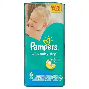 Rossmann Pampers active baby-dry dětské jednorázové plenky 6 extra large 56 ks nabídka