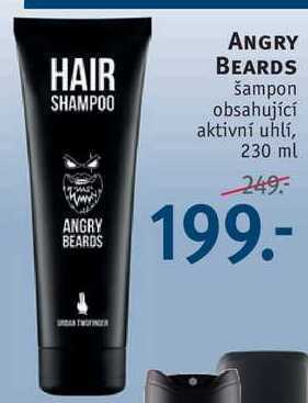 Rossmann Angry beards šampon, 230 ml nabídka