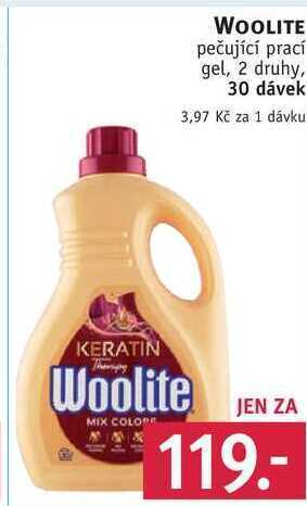 Rossmann Woolite pečující prací gel, 30 dávek nabídka