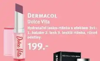 Rossmann Dermacol dolce vita hydratační lesko-rtěnka nabídka