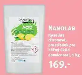 Rossmann Nanolab kyselina citronová, 1 kg nabídka