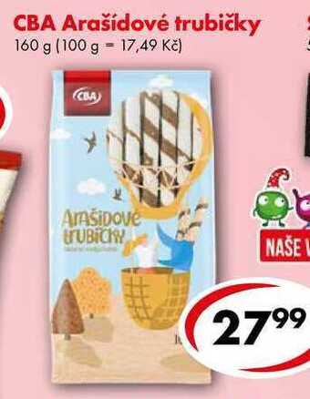 CBA Cba arašídové trubičky, 160 g nabídka