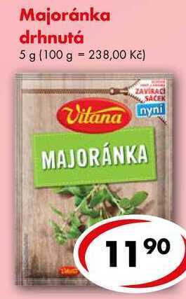 CBA Majoránka drhnutá, 5 g nabídka