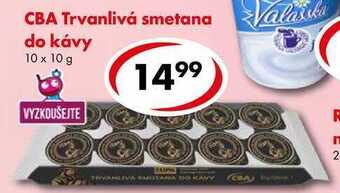 CBA Cba trvanlivá smetana do kávy, 10x 10 g nabídka