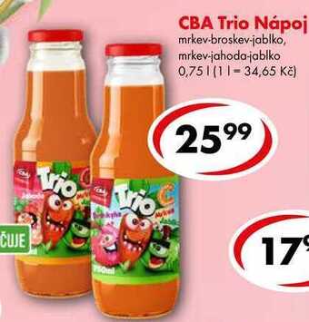 Cba trio nápoj, 0,75 l