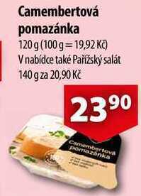 CBA Camembertová pomazánka, 120 g nabídka
