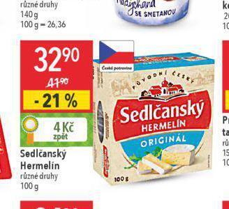 Globus Sedlčanský hermelín nabídka