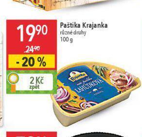 Globus Paštika krajanka nabídka