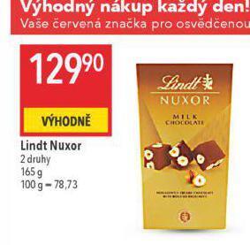 Globus Lindt nuxor nabídka