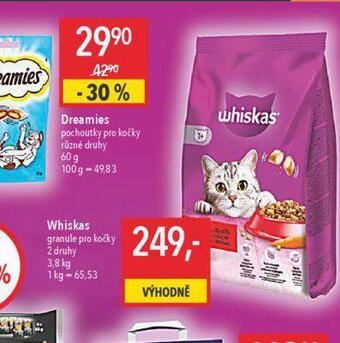 Globus Whiskas granule pro kočky nabídka