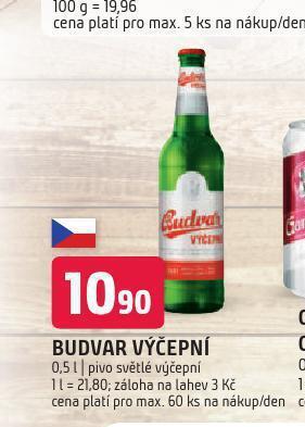 Terno Pivo budvar nabídka