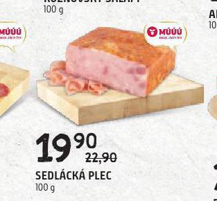 Terno Sedlácká plec nabídka