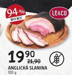 Terno Anglická slanina nabídka