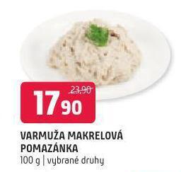 Terno Makrelová pomazánka nabídka