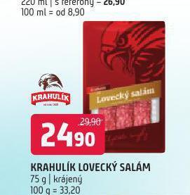 Terno Krahulík lovecký salám nabídka