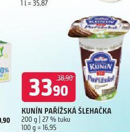 Terno Kunín pařížská šlehačka nabídka