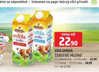 Terno Krajanka čerstvé mléko nabídka