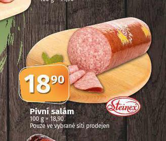 Coop Pivní salám nabídka