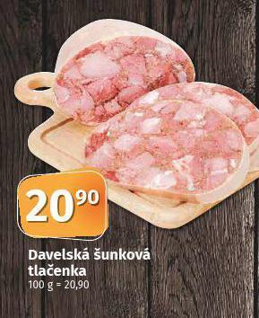 Coop Davelská šunková tlačenka nabídka
