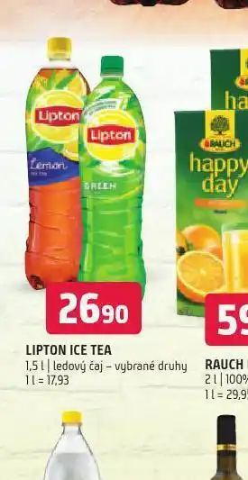 Terno Lipton ice tea nabídka