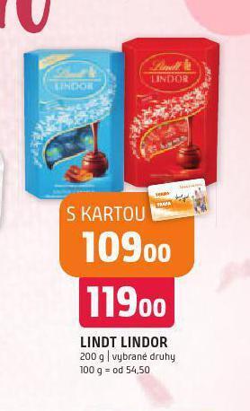 Terno Lindt lindor nabídka