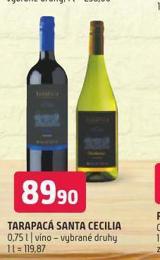 Terno Tarapacá santa cecilia nabídka