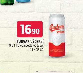 Terno Pivo budvar výčepní nabídka