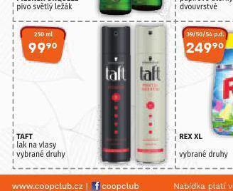 Terno Taft lak na vlasy nabídka
