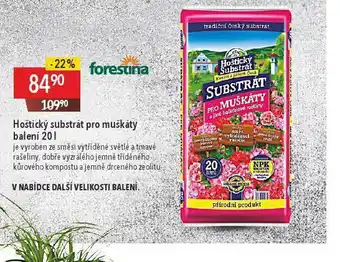 Globus Hoštický substrát pro muškáty nabídka