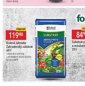 Globus Krásná zahrada zahradnický substrát nabídka