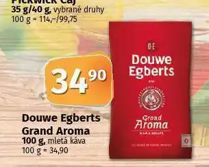 Coop Douwe egberts grand aroma mletá káva nabídka