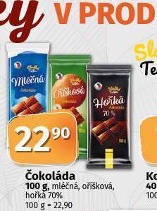 Coop Čokoláda nabídka