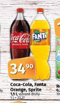 Coop Coca cola, fanta, sprite nabídka