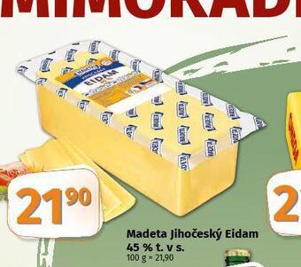 Coop Madeta jihočeský eidam 45% nabídka