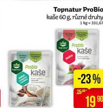 Teta Topnatur probio kaše 60 g, různé druhy nabídka