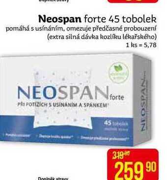 Teta Neospan forte 45 tobolek nabídka