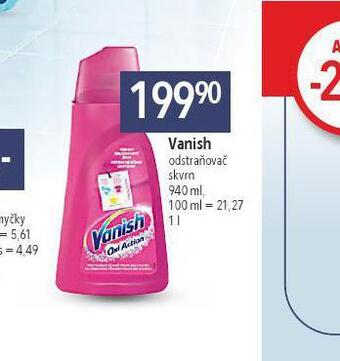Globus Vanish odstraňovač skvrn nabídka