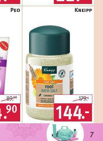 Rossmann Kneipp sůl do koupele nabídka