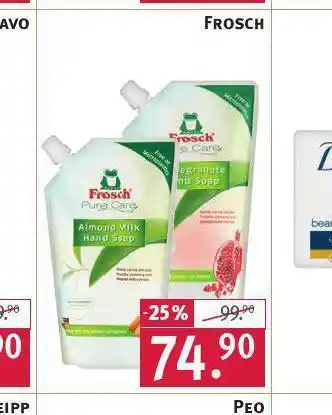 Rossmann Frosch tekut mýdlo náhradní náplň nabídka