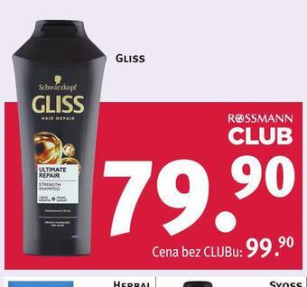 Rossmann Gliss šampon nabídka