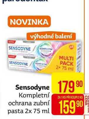 Teta Sensodyne kompletní každodenní zubní pasta 2x75ml nabídka