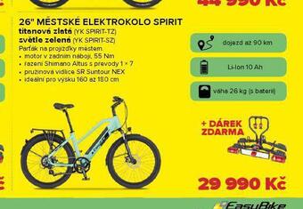 Auto Kelly 26" mětské elektrokolo spirit nabídka