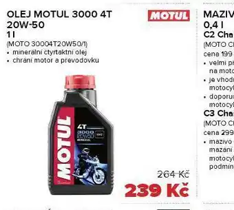 Auto Kelly Olej motul 3000 4t 20w-50 nabídka